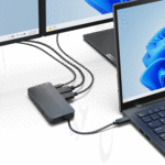 Station d’accueil de voyage Lenovo USB-C pour deux écrans – avec adaptateur (40B90100EU) – Image 3