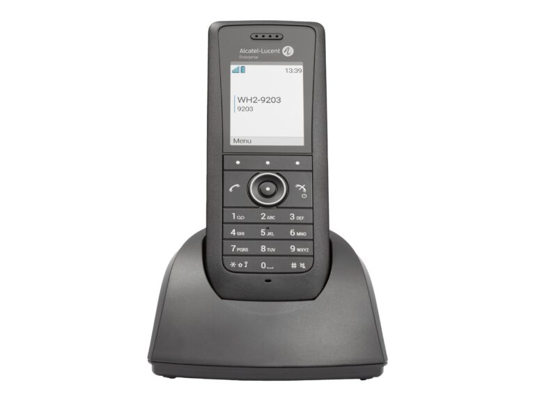 ALCATEL LUCENT ENTERPRISE - 8168s WLAN Handset includes set, battery, belt clip, regulatory sheet – Alcatel-Lucent Enterprise
