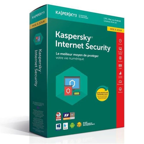 KASPERSKY INTERNET SECURITY 2018 MULTI-DEVICES – 1 POSTE