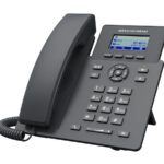 GRANDSTREAM - Essential P Phone, 2 SIP accounts, 2 lines, 2x Ethernet 10/100 no PoE, 132x48 (2.41) LCD, 5V/0.6A PSU