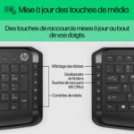 Clavier et souris filaires HP 200 – AZERTY (9DF28AA) – Image 3