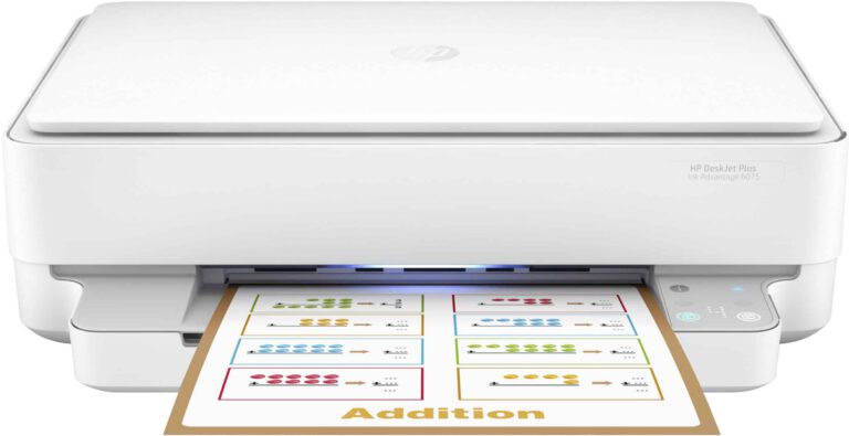 Imprimante multifonction Jet d’encre HP DeskJet Plus Ink Advantage 6075 (5SE22C)