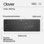 HP CLAVIER ET SOURIS SANS FIL 230 (18H24AA) – Image 7