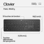 HP CLAVIER ET SOURIS SANS FIL 230 (18H24AA) – Image 8