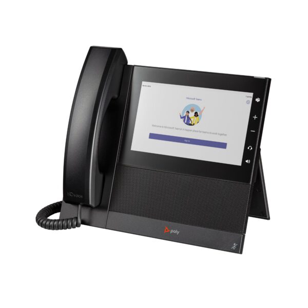 HP - Poly CCX 600 Business Media Phone for Microsoft Teams and PoE-enabled