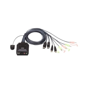 Commutateur KVM avec DisplayPort USB à 2 ports