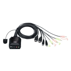 Extender KVM HDMI 4K USB à 2 ports