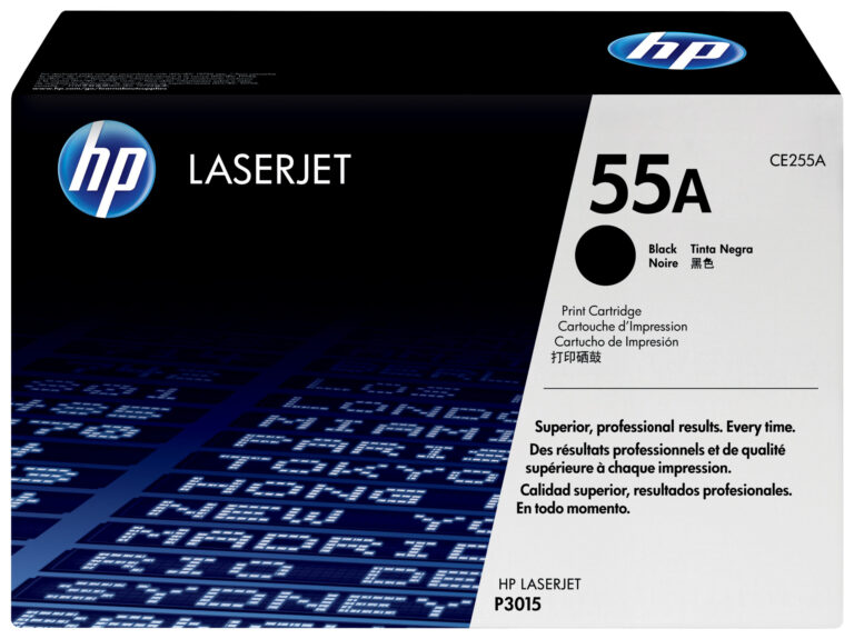 HP 55A Noir – Toner HP LaserJet d’origine (CE255A)
