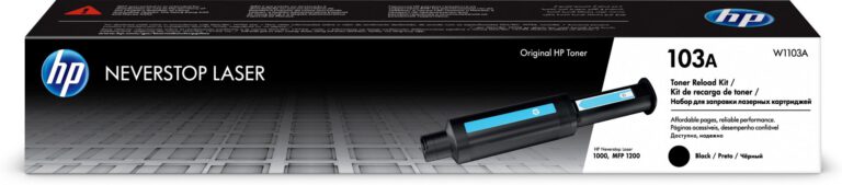 HP 103A Noir – Toner HP LaserJet d’origine Neverstop (W1103A)