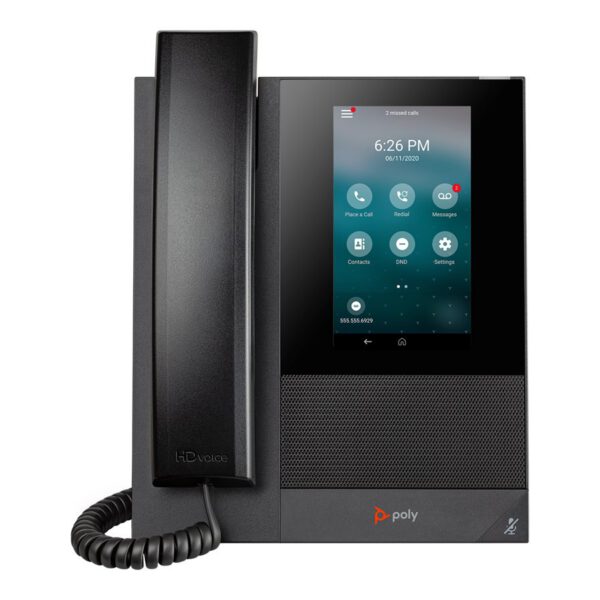 HP - Poly CCX 400 Business Media Phone with Open SIP and PoE-enabled