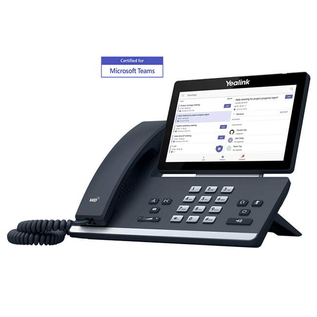 Yealink SIP-T58A Téléphone IP pour Teams/Skype For Business