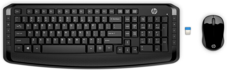 SOURIS ET CLAVIER SANS FIL HP 300 (3ML04AA)