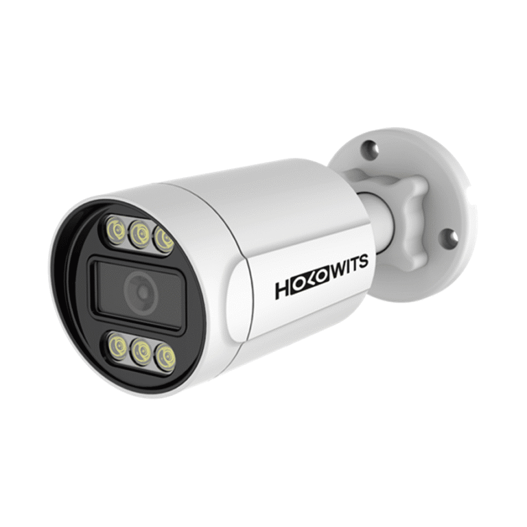 Camera Holowits Bullet analogique 5MP Série A1A à lumière blanche avec micro (A1A-5LV)