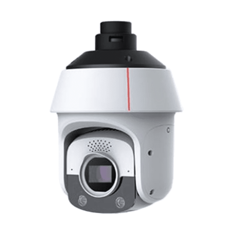 Caméra dôme AI PTZ avec interphone 1T 5MP IR/White-Light (HWT-D6550-10-Z33-SV)