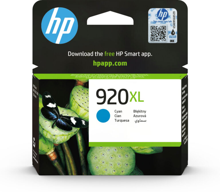 HP 920XL cartouche d’encre cyan grande capacité authentique