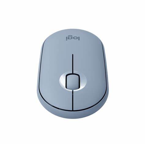 Souris sans fil Logitech Pebble M350 Bleu gris (910-005719)