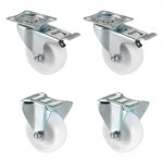 GERMA GM-TKR5525.C0 – jeu de 4 roulettes robustes, KIT CONTIENT : ( 2 équipées de freins et 2 sans frein ) – Image 3
