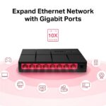 Switch MERCUSYS 8 ports 10/100/1000 Mbps (MS108G) – Image 6