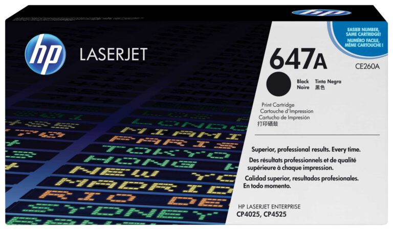 HP 647A toner LaserJet noir authentique