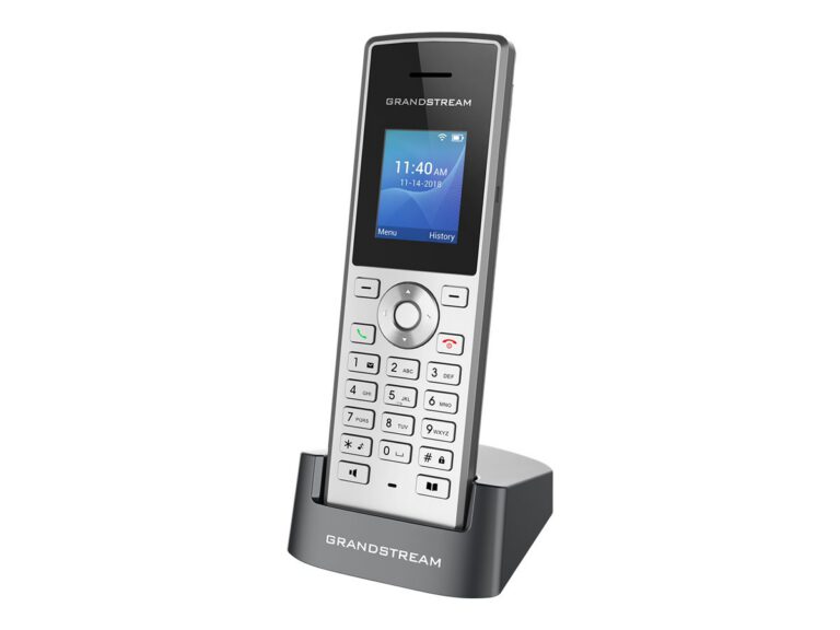 GRANDSTREAM - Wi-Fi IP phone, 2 SIP accounts, 2 lines, 128x160 (1.8) LCD, 1500mAh Li-ion, 5V/1A Micro-USB PSU
