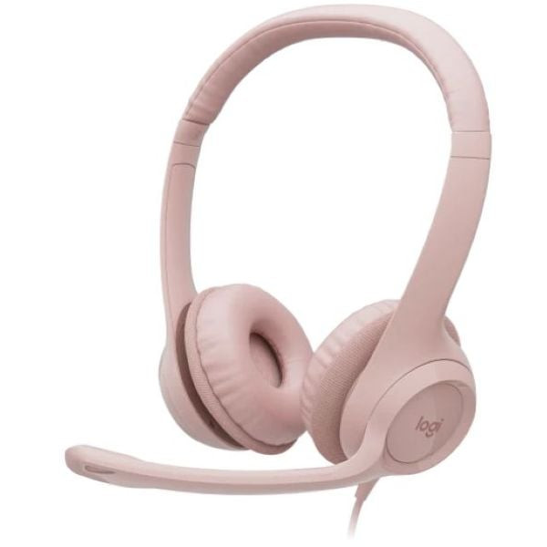 Casque Logitech H390 USB – Rose (981-001281)