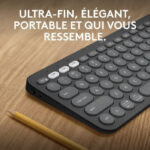 Clavier sans fil Logitech Pebble Keys 2 K380s – Graphite (920-011803) – Image 3
