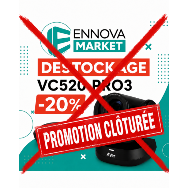 Promo AVer VC520 Pro3 – Solution visioconférence 4K en offre spéciale