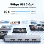 UGREEN Hub USB C vers 4 Ports USB 3.0 5Gbps (70336) – Image 5