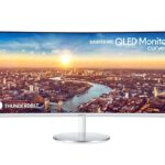 Moniteur Écran SAMSUNG 34″ incurvé Série 7 QLED UW-QHD (LC34J791WTMXZN)