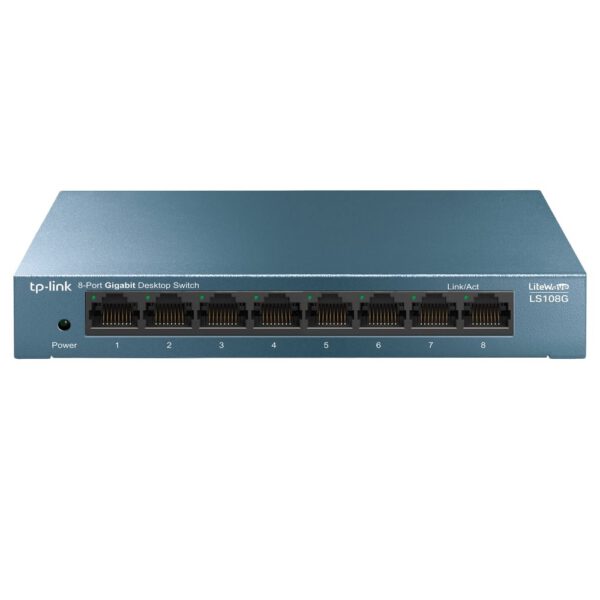 SWITCH TP-LINK GIGABIT 8-PORTS Ethernet (10/100/1000) Bleu (LS108G)