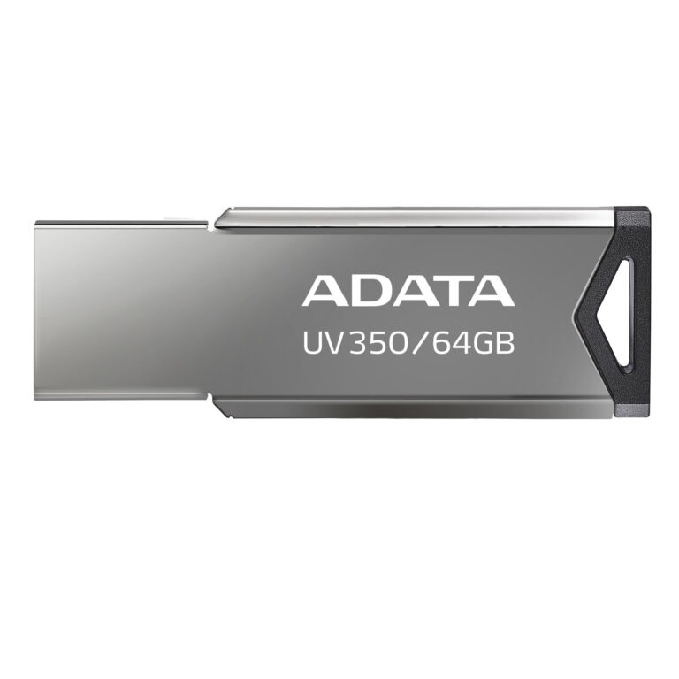 CLÉ USB ADATA FLASH METAL UV350 64 GB USB 3.1 (AUV350-64G-RBK)
