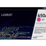 HP 650A toner LaserJet magenta authentique