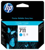 HP 711 Cyan – Cartouche d’encre HP d’origine (CZ130A)