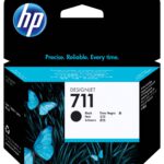 HP 711 Noir – Cartouche d’encre HP d’origine (CZ133A)