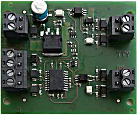ESSER convertisseur TTY/RS232 permettant la communication FlexES – CMSI