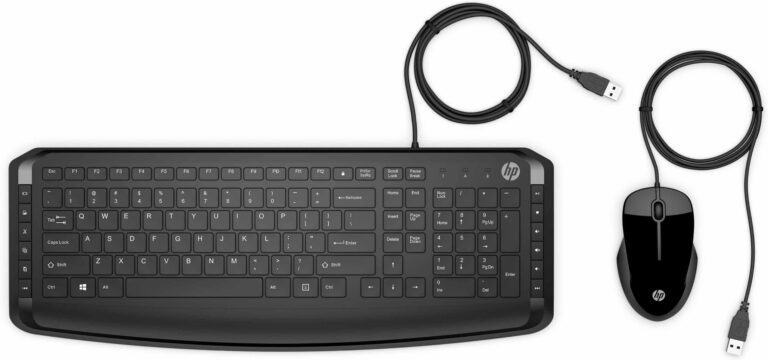 Clavier et souris filaires HP 200 – AZERTY (9DF28AA)
