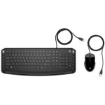 Clavier et souris filaires HP 200 – AZERTY (9DF28AA) – Image 2