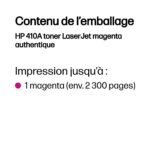 HP 410A Magenta – Toner HP LaserJet d’origine (CF413A) – Image 5
