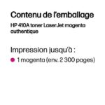 HP 410A Magenta – Toner HP LaserJet d’origine (CF413A) – Image 6