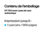 HP 131A Cyan – Toner HP LaserJet d’origine (CF211A) – Image 5