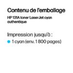 HP 131A Cyan – Toner HP LaserJet d’origine (CF211A) – Image 6