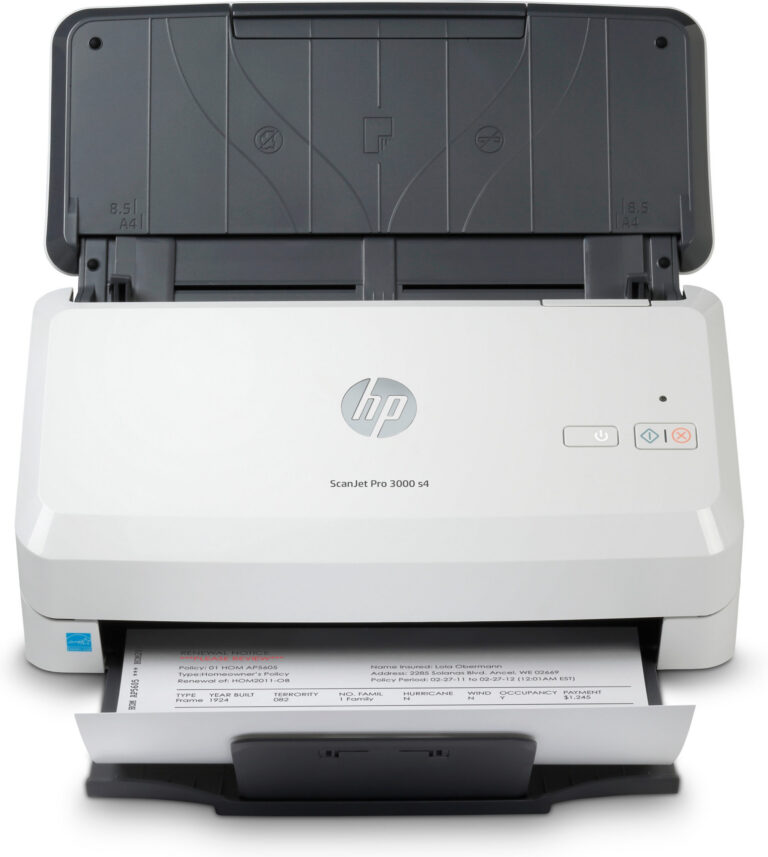 SCANNER AVEC CHARGEUR DE FUILLES HP SCANJET PRO 3000 S4 (6FW07A)