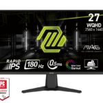 Écran Moniteur Gamer MSI MAG 275QF 27″ 180Hz IPS 2K (4711377204897)