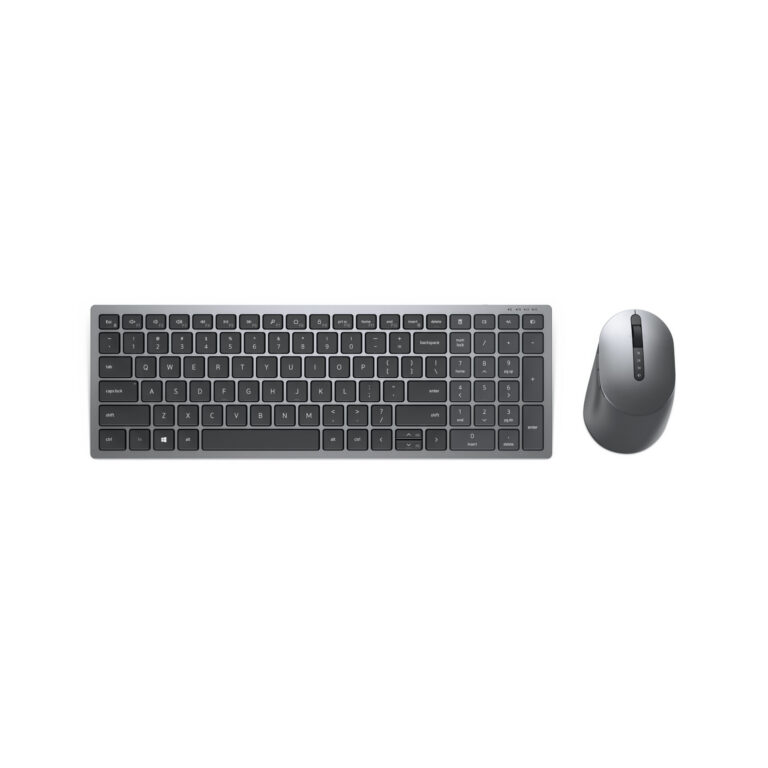 Clavier compact et souris sans fil + Bluetooth Dell Pro Plus – KM7120W – français (AZERTY)