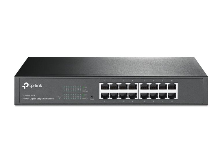 SWITCH TP-LINK EASY SMART 16 PORTS GIGABIT (TL-SG1016DE)