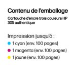 Cartouche d’encre HP 305 TRI-COLOR (3YM60AE) – Image 7
