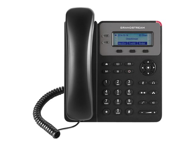 GRANDSTREAM - Basic IP Phone, 1x SIP account, 2x lines, 2x Ethernet 10/100 PoE, 132x48 (2.95) LCD, 5V/0.6A PSU