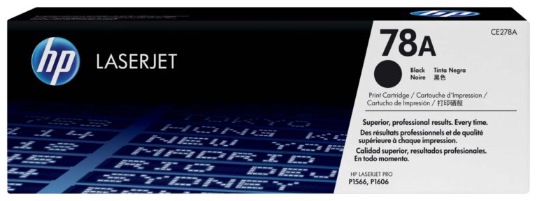 HP 78A Noir – Toner HP LaserJet d’origine (CE278A)