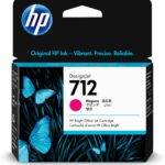 HP 712 Magenta – Cartouche d’encre HP d’origine (3ED68A)