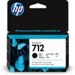 HP 712 Noir – Cartouche d’encre HP d’origine (3ED70A) – Image 2